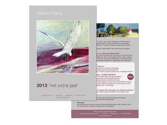 Flyer Atelier Krysia Peka